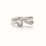 925 Sterling Silver Snake-Inspired Clip-On Nose Pin