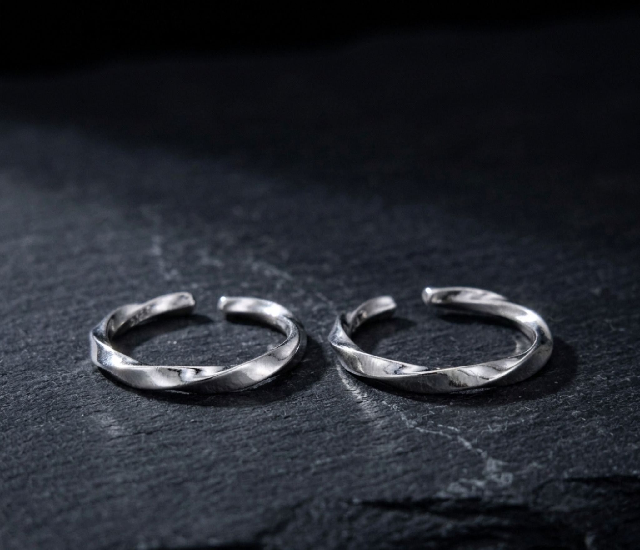 Twisted Wave Design 925 Sterling Silver Toe Ring