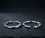 Twisted Wave Design 925 Sterling Silver Toe Ring