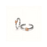925 Sterling Silver Infinity Knot Toe Rings