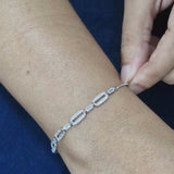 Premium 925 Sterling Silver Bracelet With Cubic Zirconia