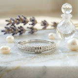 Elegant Lab Grown Diamond Designer Ring in 925 Sterling Silver