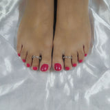 925 Sterling Silver Infinity Design Toe Ring