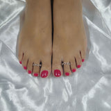 925 Sterling Silver Chain Link Toe Ring