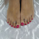 Chevron Wave Design 925 Sterling Silver Toe Ring